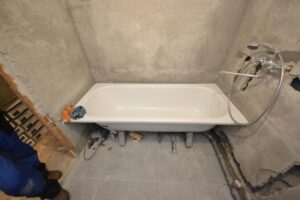 Подготовка к ремонту ванной